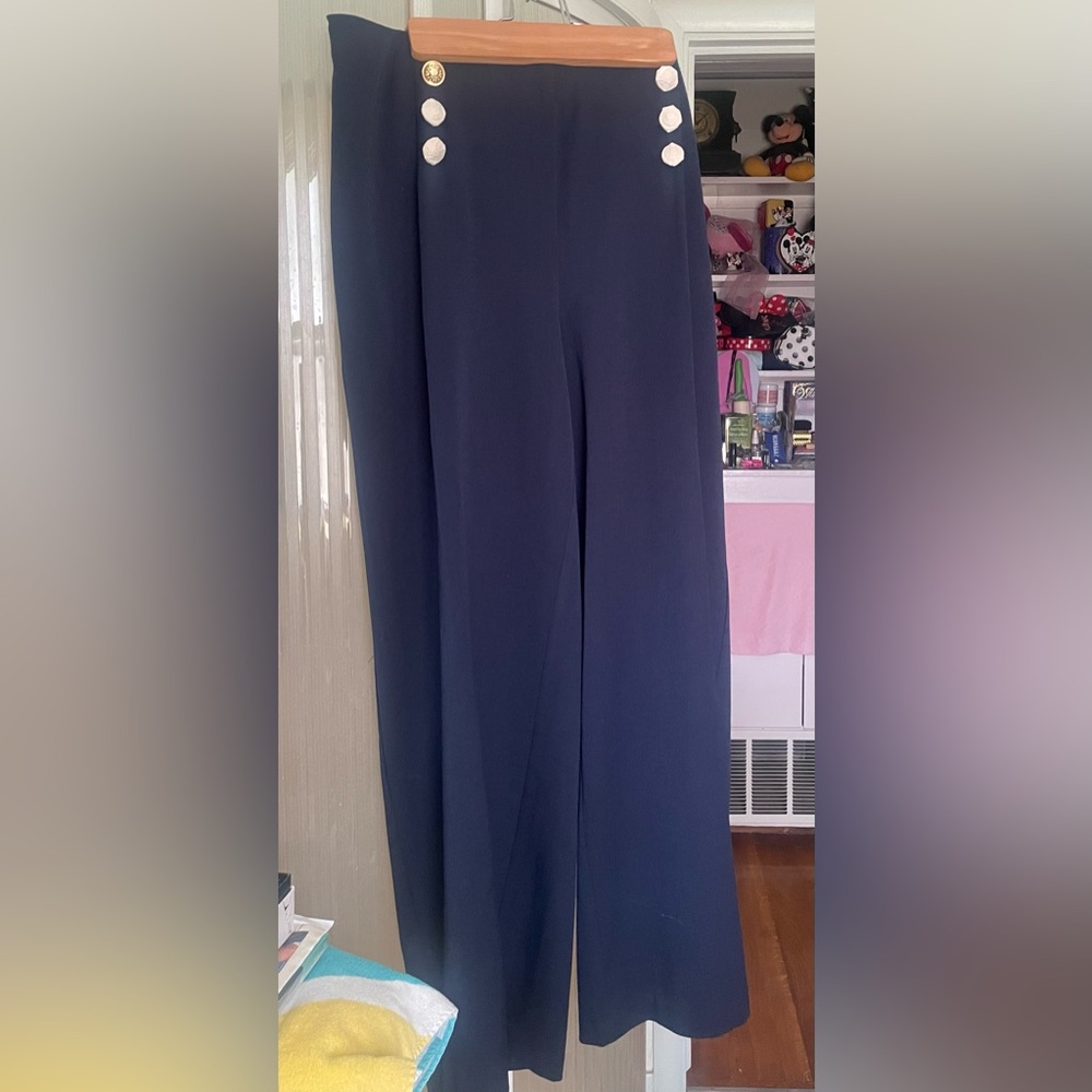 NWT- Monroe & Main, 16W Navy Nautical Trousers